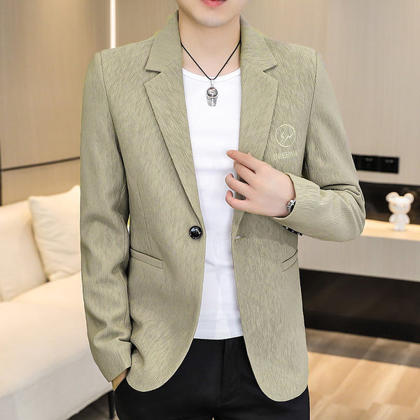 Jachetă casual pentru bărbați cu rever