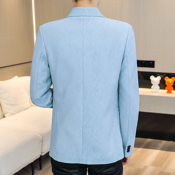 Jachetă casual pentru bărbați cu rever