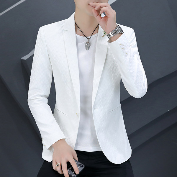 Jachetă slim fit, culoare uni, cu nasturi, pentru bărbați