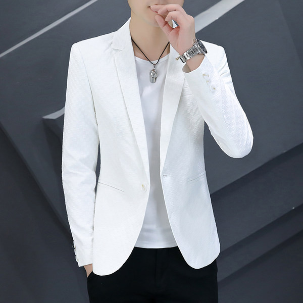 Jachetă slim fit, culoare uni, cu nasturi, pentru bărbați