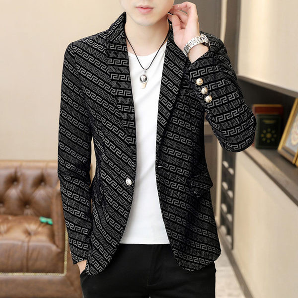 Jachetă pentru bărbați cu figurine