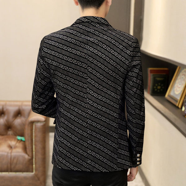 Jachetă pentru bărbați cu figurine