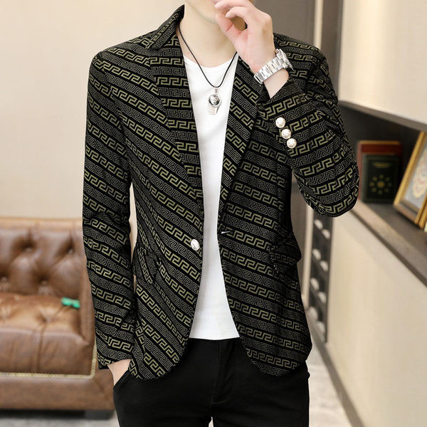 Jachetă pentru bărbați cu figurine