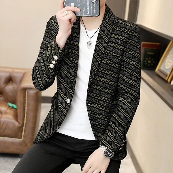 Jachetă pentru bărbați cu figurine