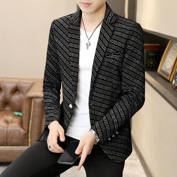 Jachetă pentru bărbați cu figurine