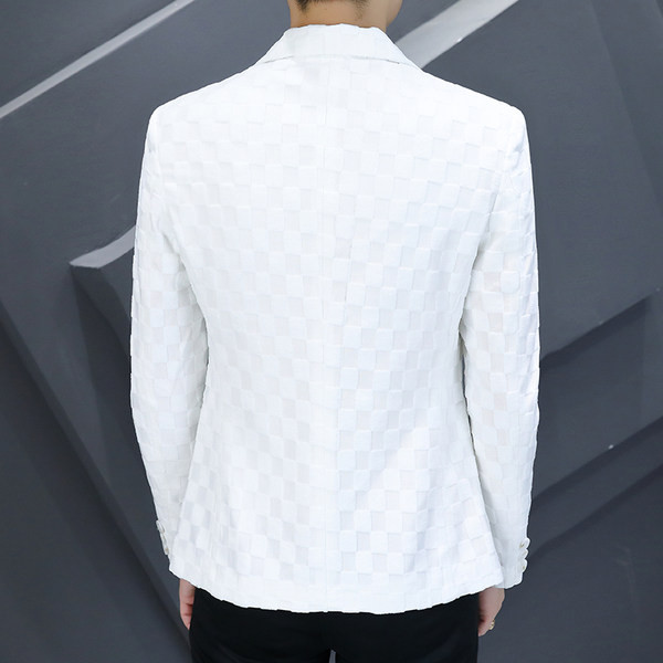 Jachetă casual cu mânecă lungă, cu nasturi, pentru bărbați