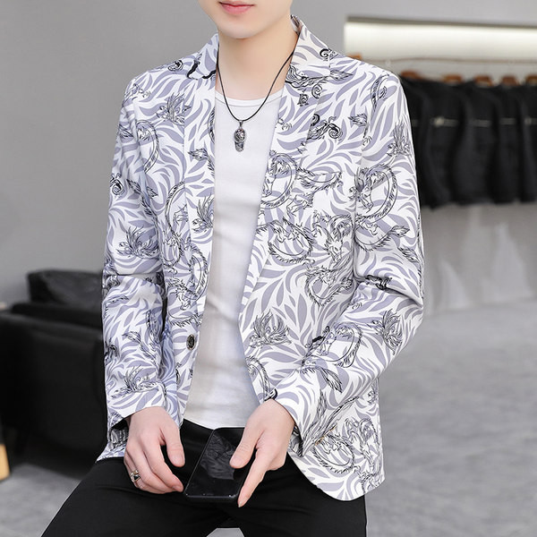 Jachetă elegantă cu model pentru bărbați