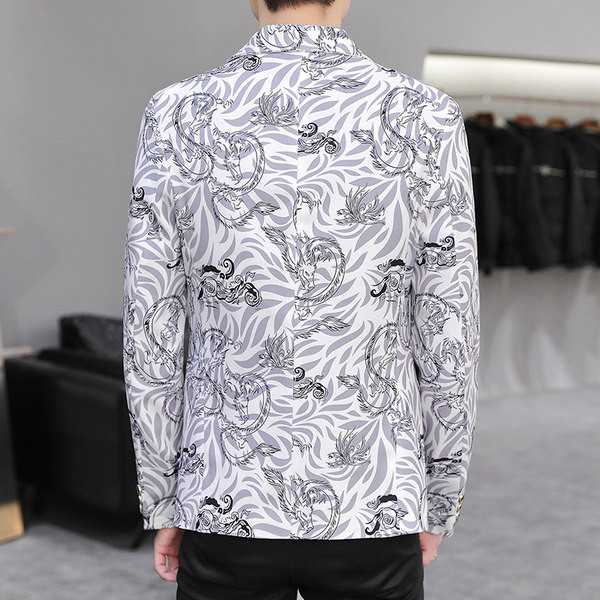 Jachetă elegantă cu model pentru bărbați