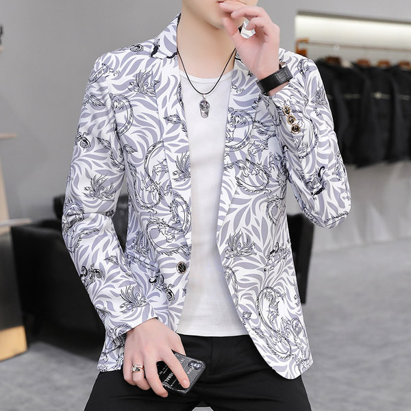 Jachetă elegantă cu model pentru bărbați