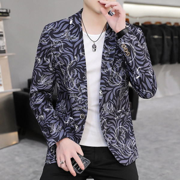 Jachetă elegantă cu model pentru bărbați