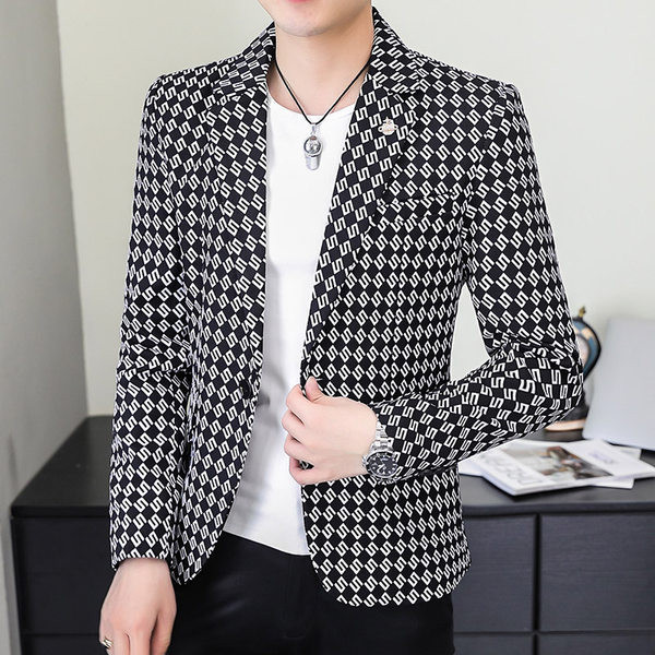 Geaca barbati cu imprimeu si buzunar