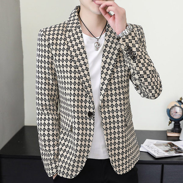 Geaca barbati cu imprimeu si buzunar