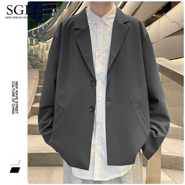 Jachetă sport casual lată cu nasturi