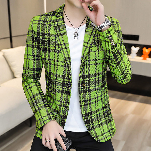 Geaca in carouri cu buzunar