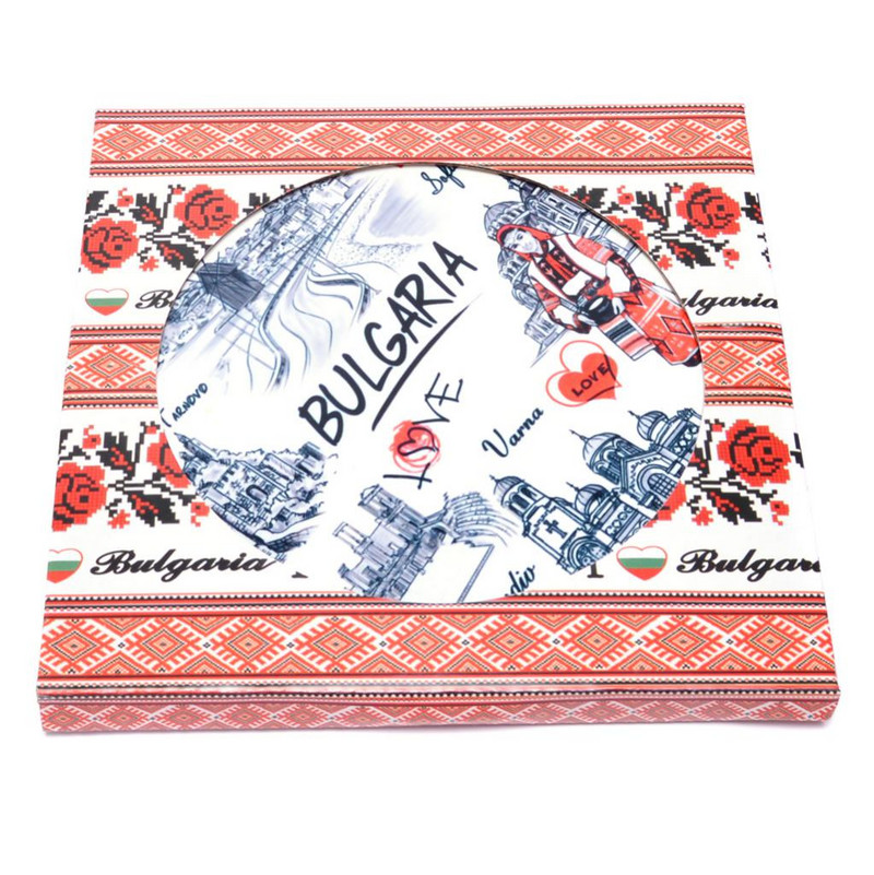 Подложка България, Горещо сервиране, Керамика, 17 см.