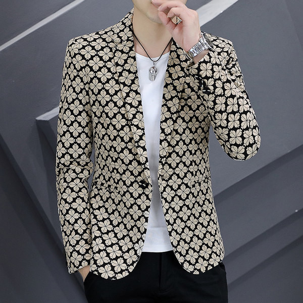 Geaca de primavara-toamna model montata cu model floral