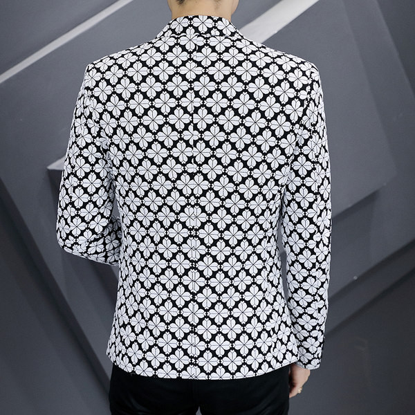 Geaca de primavara-toamna model montata cu model floral