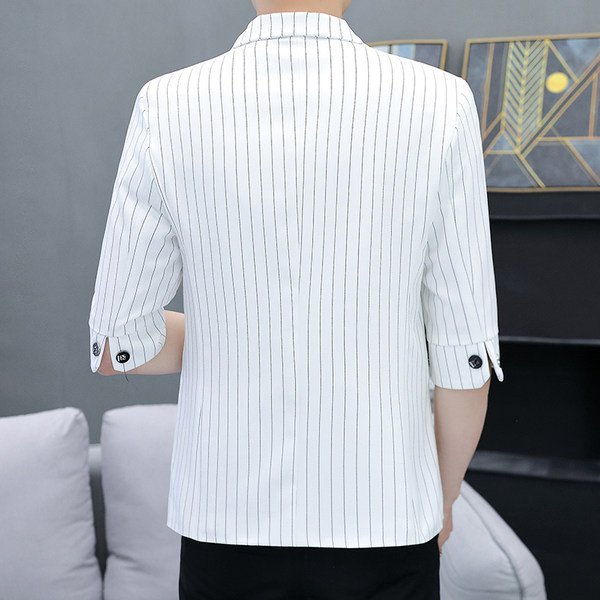 Jachetă casual pentru bărbați, cu mâneci 3/4