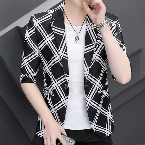 Geaca de barbati model nou cu maneca 3/4 si buzunar interior