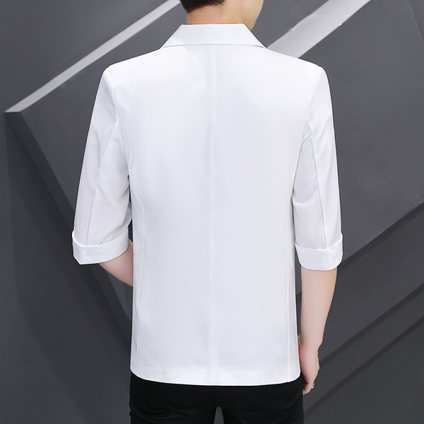 Geaca barbati cu maneci 3/4 si decor