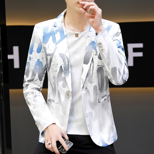 Geaca de primavara-toamna model montata cu imprimeu colorat