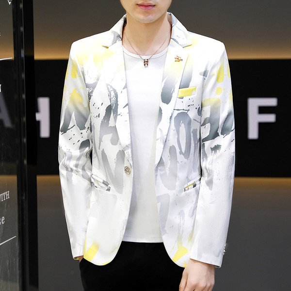 Geaca de primavara-toamna model montata cu imprimeu colorat