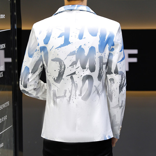 Geaca de primavara-toamna model montata cu imprimeu colorat