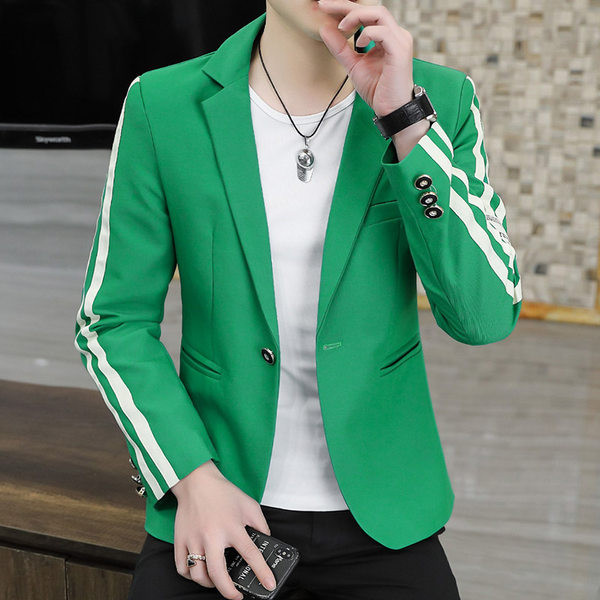 Jachetă pentru bărbați cu ornamente florale