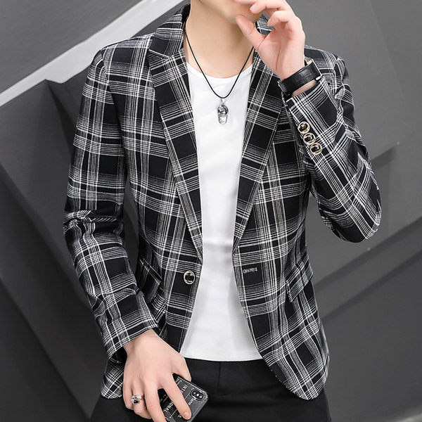 Jachetă pentru bărbați model nou, cu mâneci lungi și închidere cu nasturi