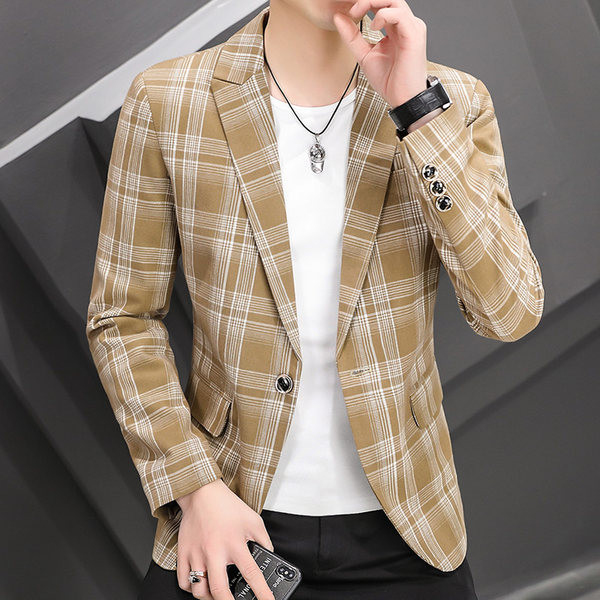 Jachetă pentru bărbați model nou, cu mâneci lungi și închidere cu nasturi