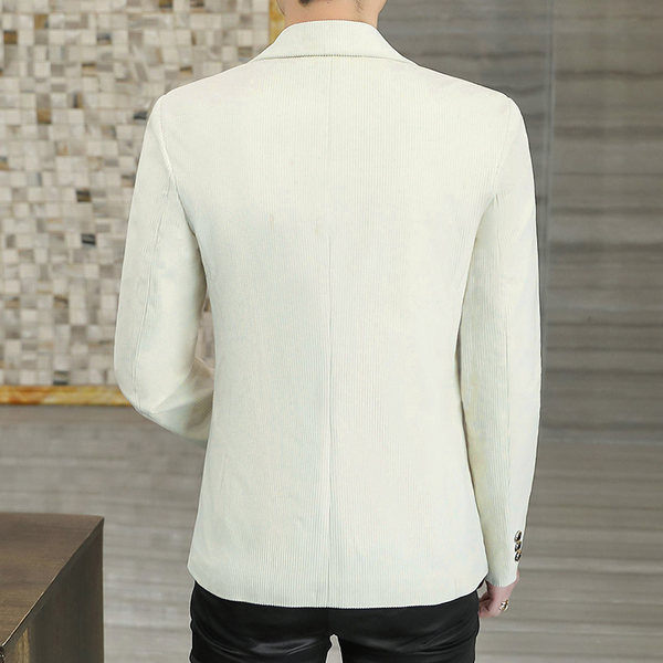 Jachetă model montată în culoare uni pentru bărbați