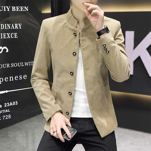 Geaca casual barbatesc cu buzunar si nasturi