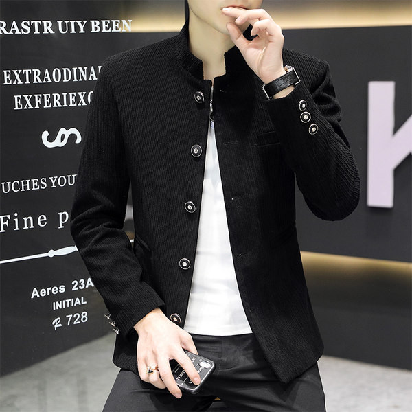 Geaca casual barbatesc cu buzunar si nasturi