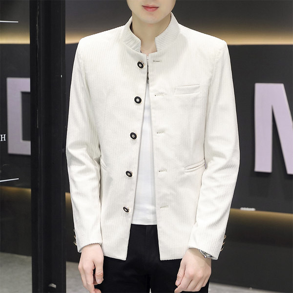 Geaca casual barbatesc cu buzunar si nasturi