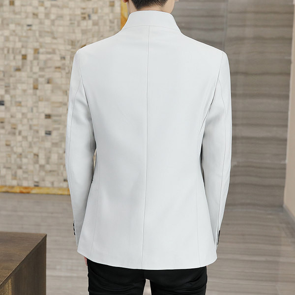 Jachetă casual pentru bărbați cu guler și nasturi