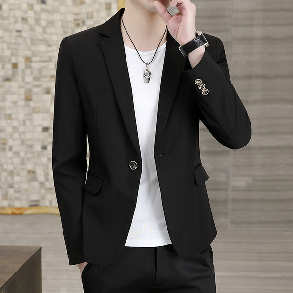 Geaca de barbati model curat in culoarea alb si negru