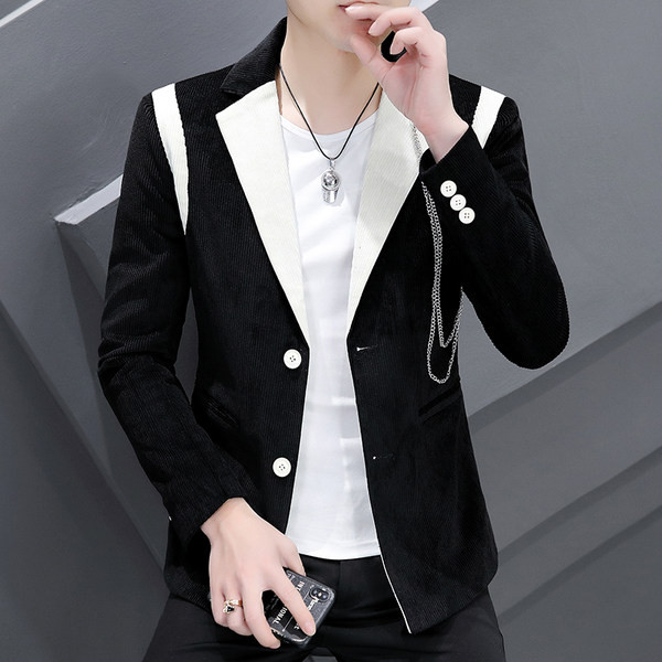 Jachetă casual cu nasturi de toamnă