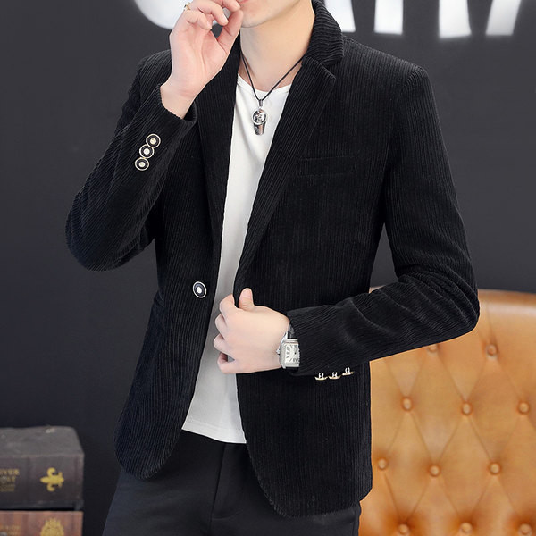 Geaca din catifea de toamna model montata