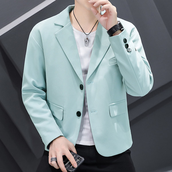 Jachetă casual de primăvară cu decolteu în V pentru bărbați