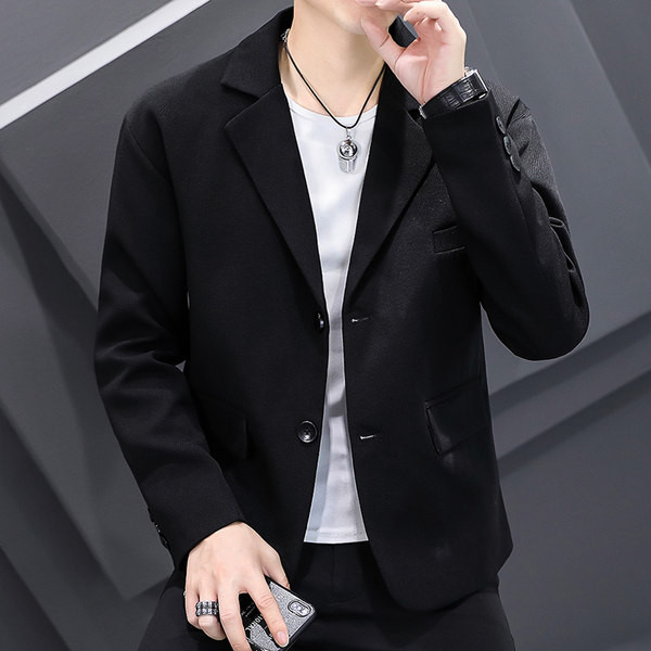 Jachetă casual de primăvară cu decolteu în V pentru bărbați