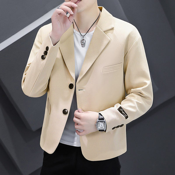 Jachetă casual de primăvară cu decolteu în V pentru bărbați