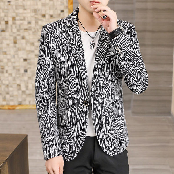 Jachetă bărbătească elegantă cu model