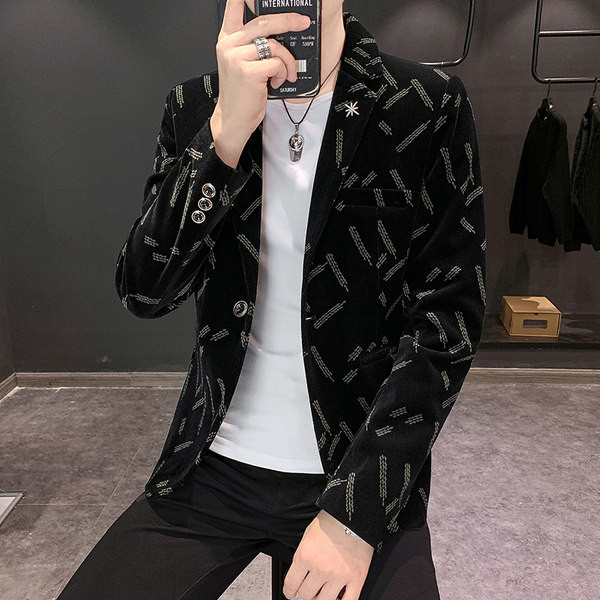 Geaca eleganta pentru barbati cu nasturi si buzunar