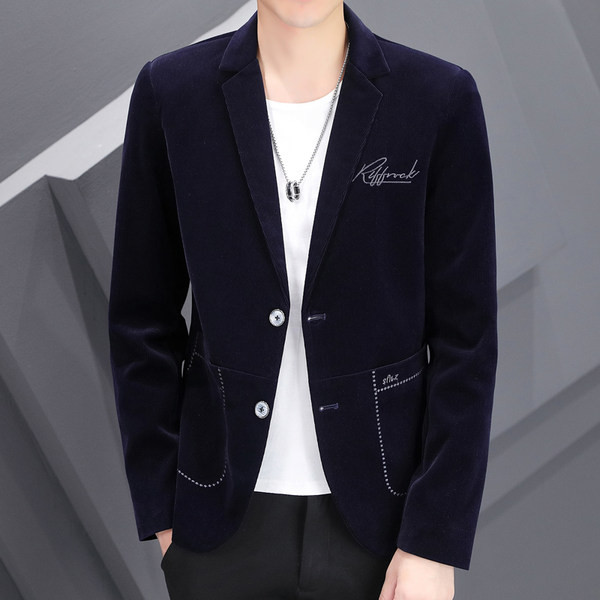 Jachetă bărbătească elegantă, cu buzunar și nasturi