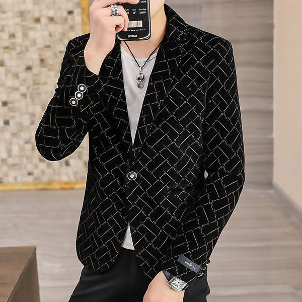 Geaca barbati in carouri - model montat