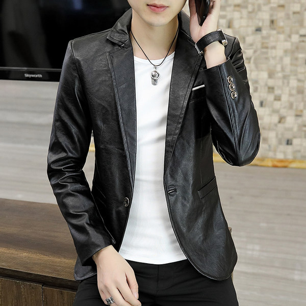 Geacă din piele ecologică pentru bărbați