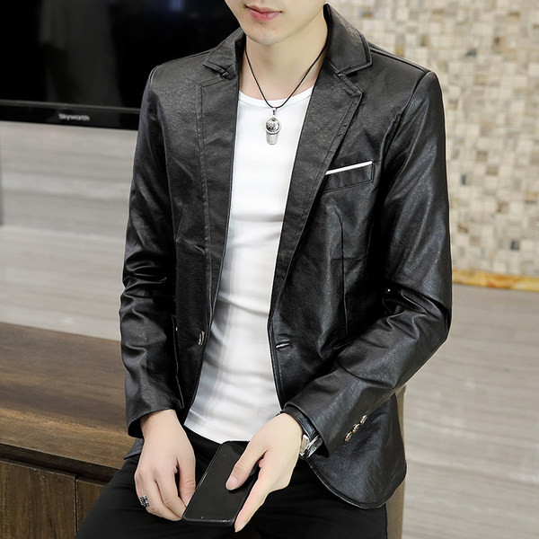 Geacă din piele ecologică pentru bărbați