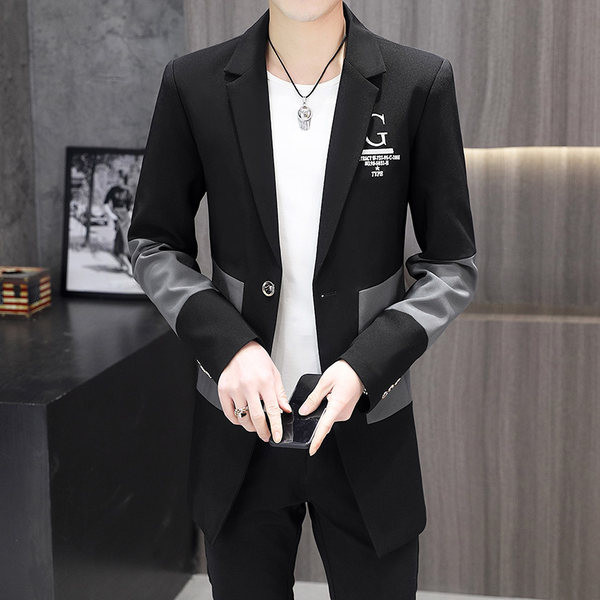 Geaca barbati slim fit cu nasture - model alungit