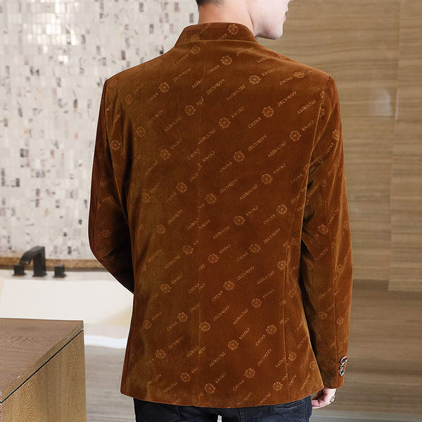 Jachetă elegantă pentru bărbați cu inscripție