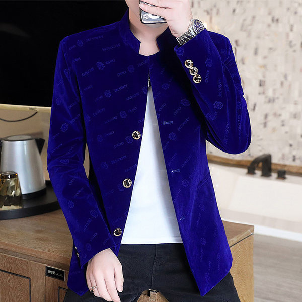 Jachetă elegantă pentru bărbați cu inscripție